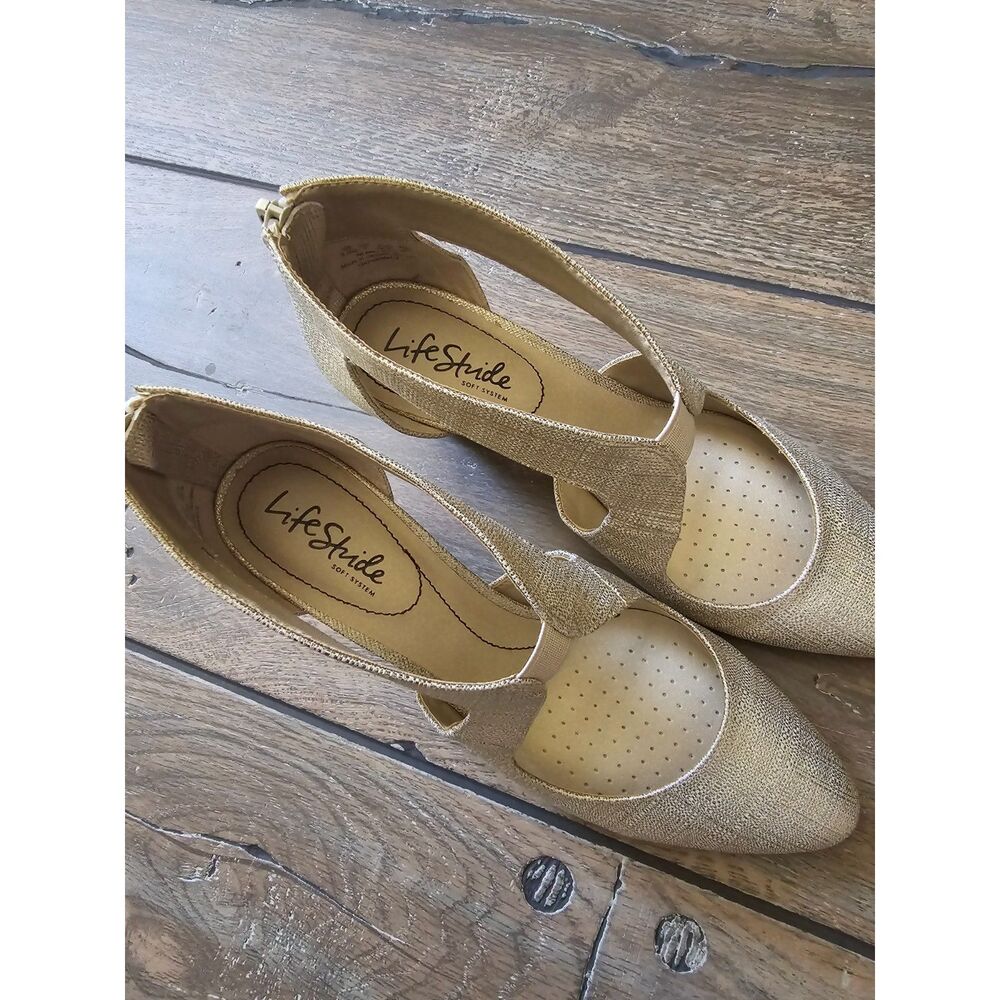 LifeStride Giovanna 2 Platino Heel Pump- Size 9.5 - Picture 4 of 9